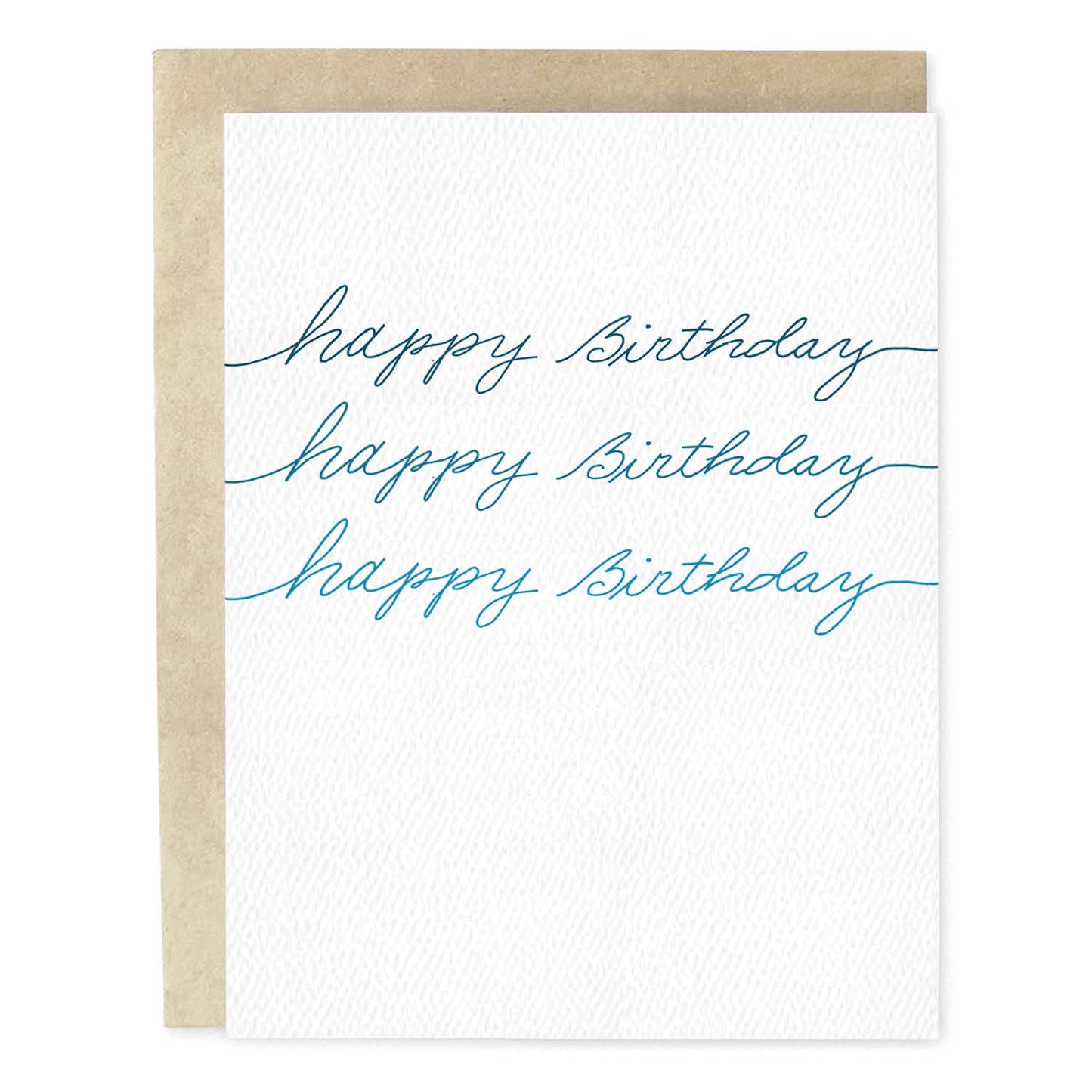 Happy Birthday Script Card