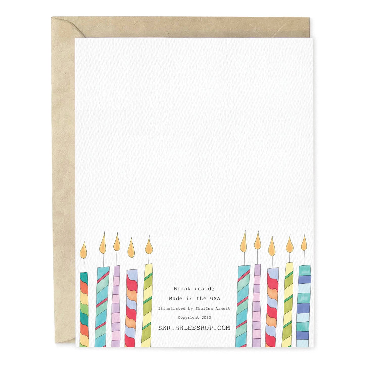 Candle Birthday Wishes Card