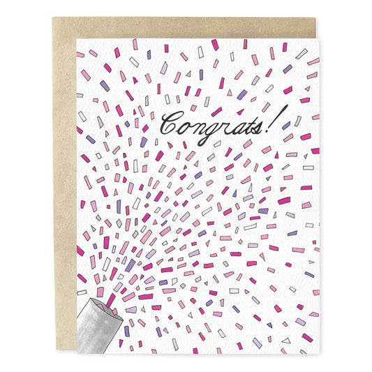 Confetti Girl Card