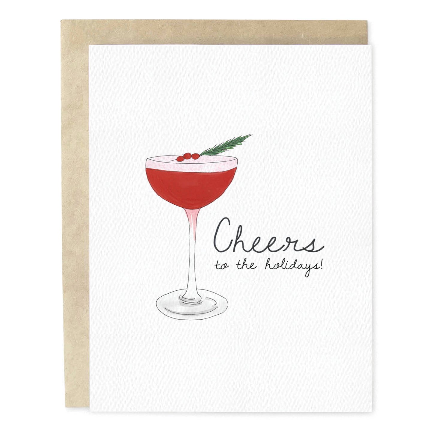 Cheers To The Holidays Card