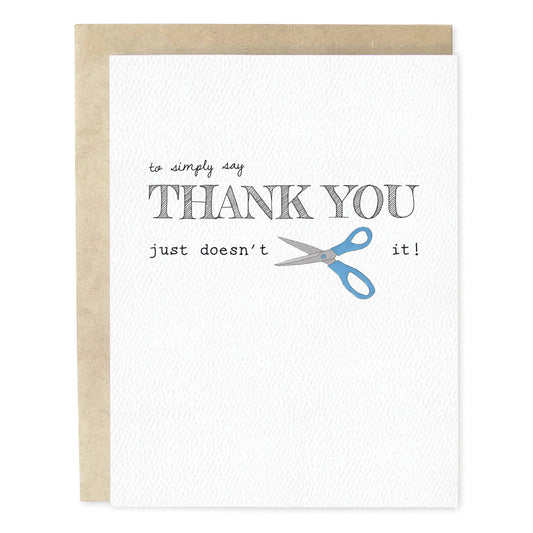 Thank You Doesn't Cut It Card