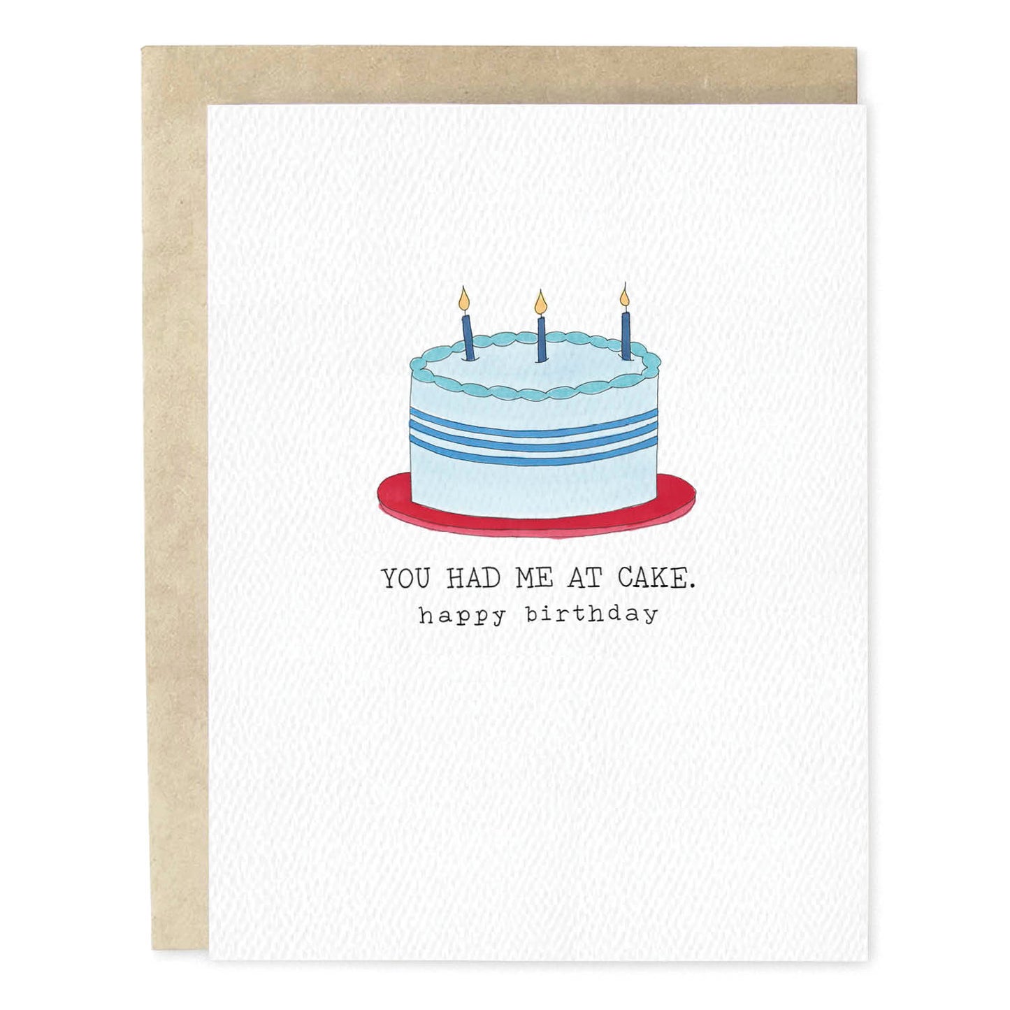 Had Me At Cake Card