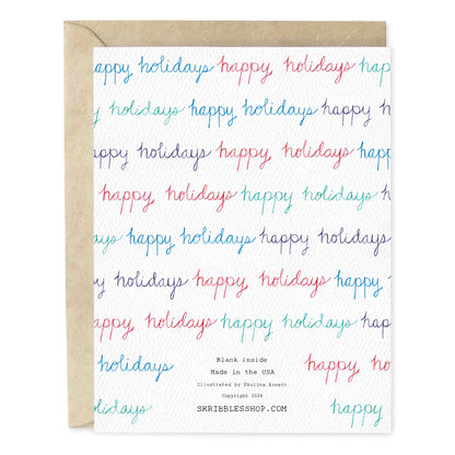 Happy Holidays Repeat Card