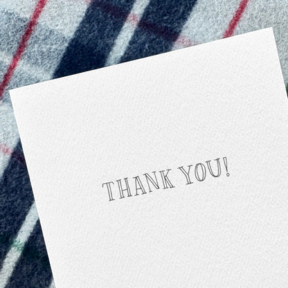 Simple Handwritten Thank You Card