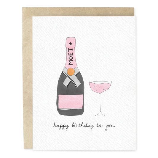 Moet Birthday Card