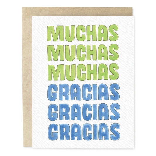 Muchas Gracias Card