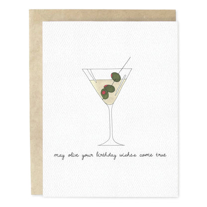 Olive Birthday Wishes Card