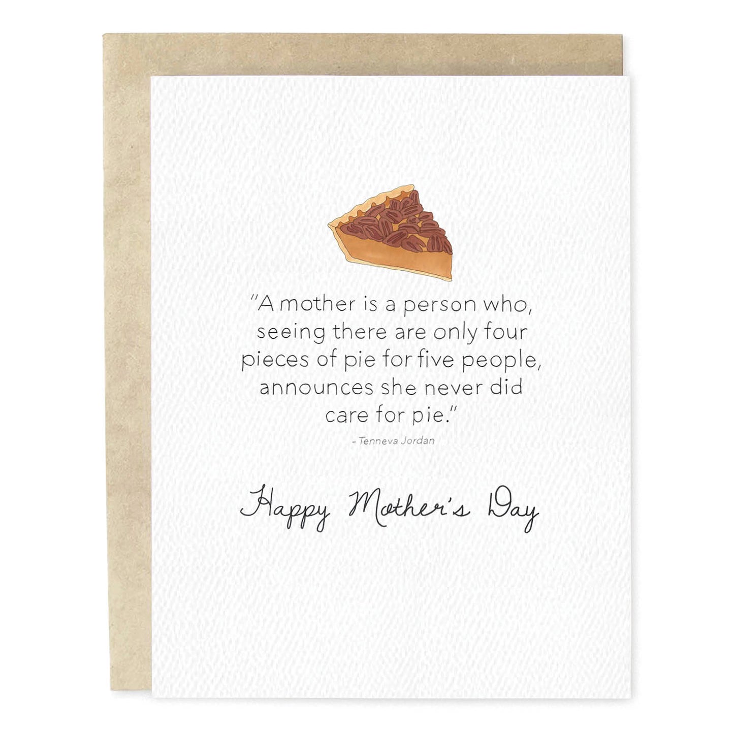 Pie Quote Mother's Day Card