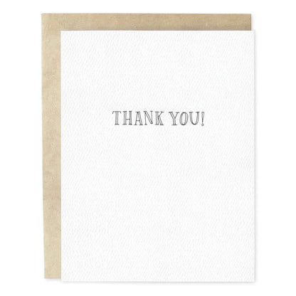 Simple Handwritten Thank You Card