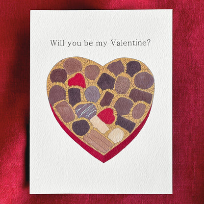 Valentine's Chocolates Card