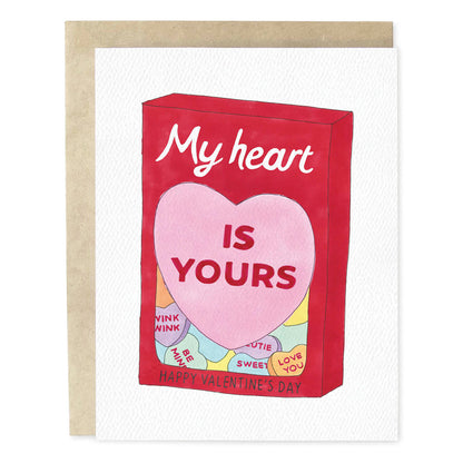 Heart Candy Valentine's Day Card