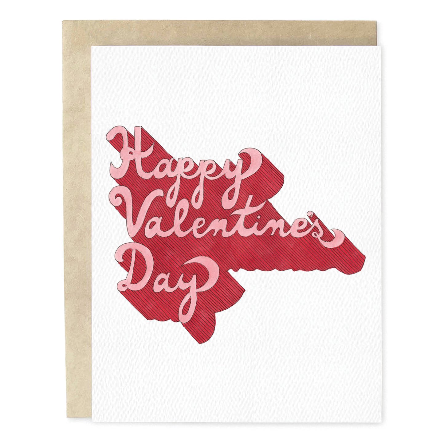 Happy Valentine's Day Cursive Card